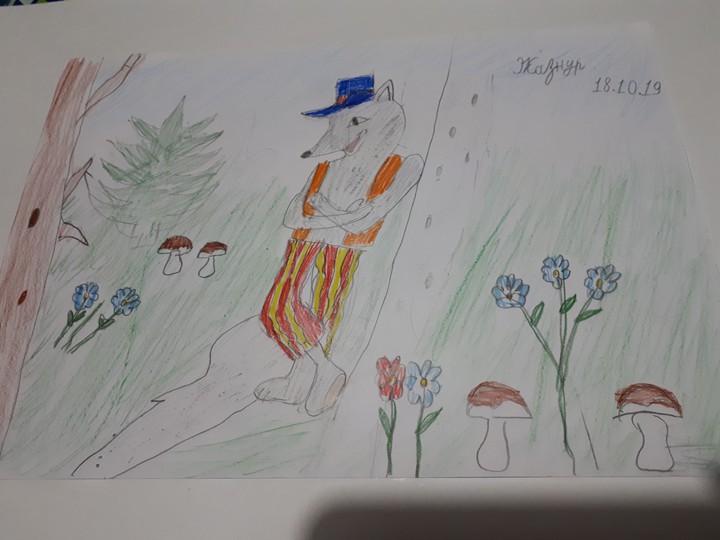 drawing of a 6 year old daughter