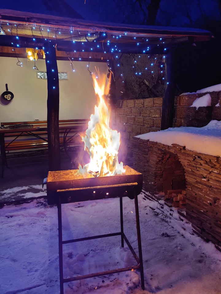 winter barbeque