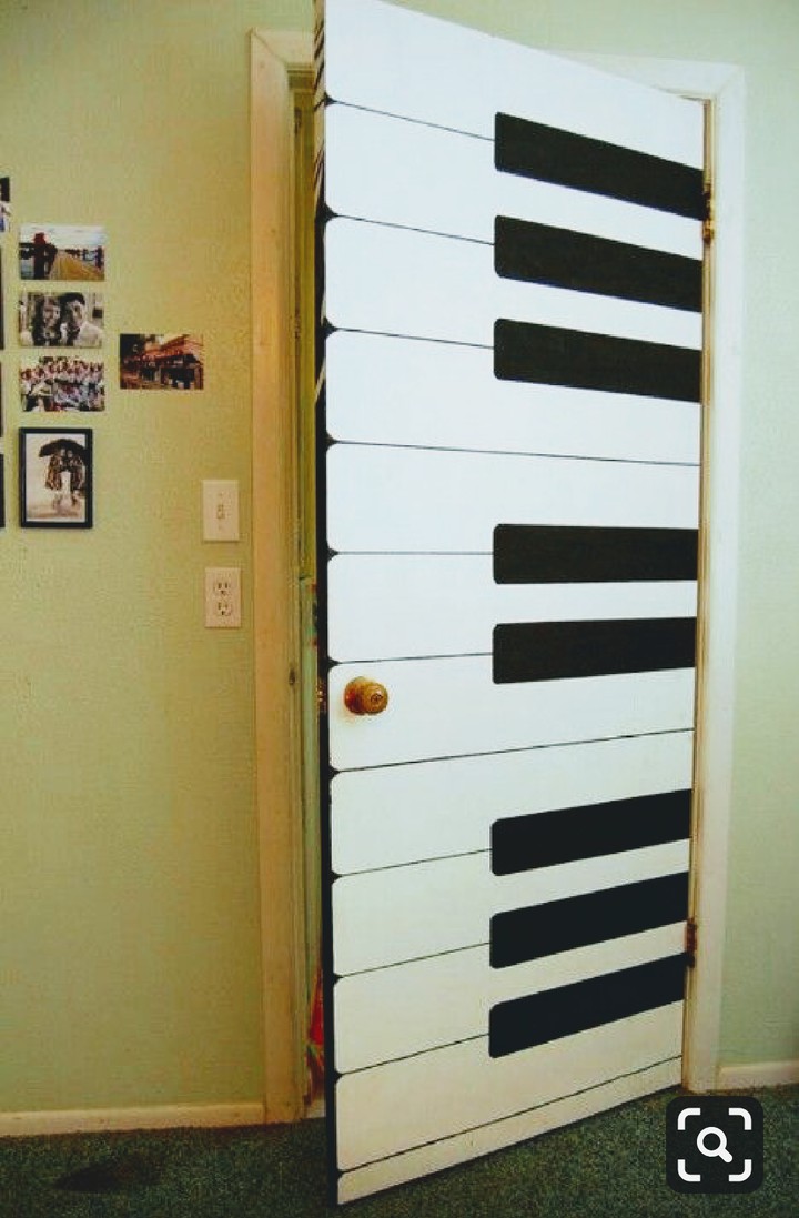 Painting on the door.decorate ur simple door wid ur creativ