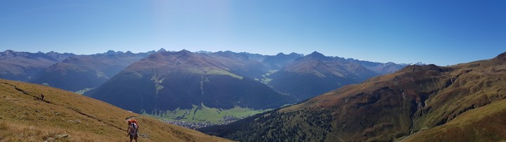 Panorama view in Switzerland