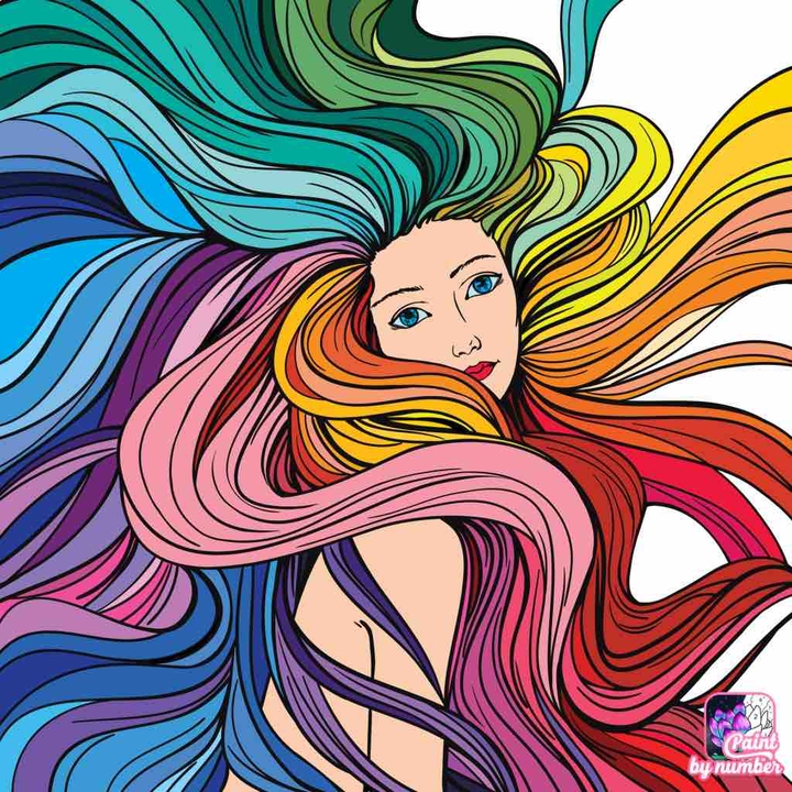 rainbow girl!