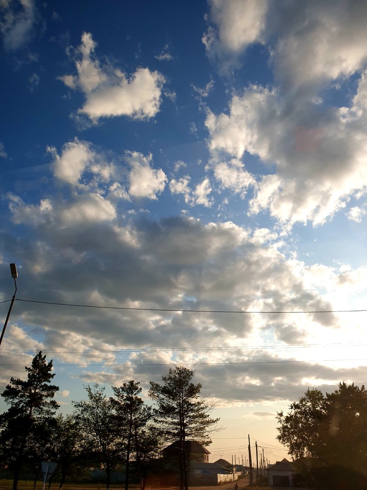 Cloudy weather