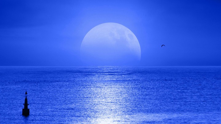 Sea & Moon