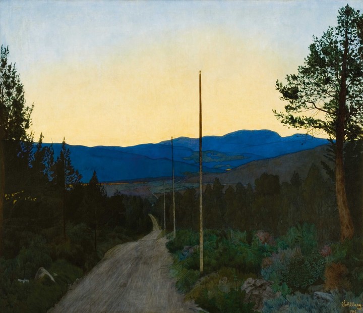 Kır Yolu / Harald Oskar Sohlberg/1905