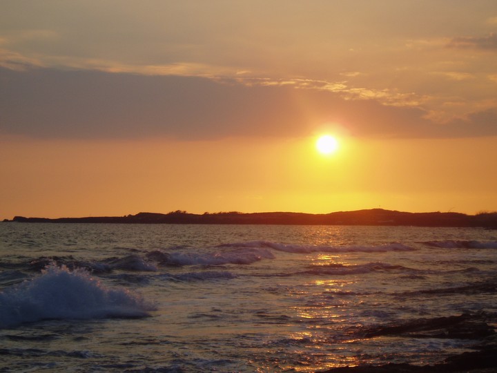 sunset on the beach, Hawaii, 2010