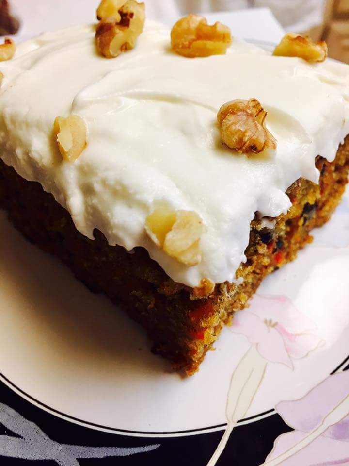 apple peach cake