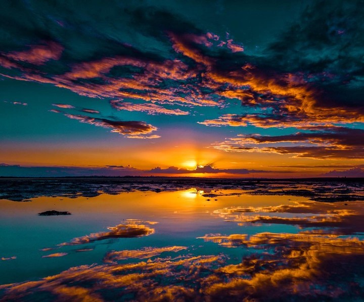 sunset....!