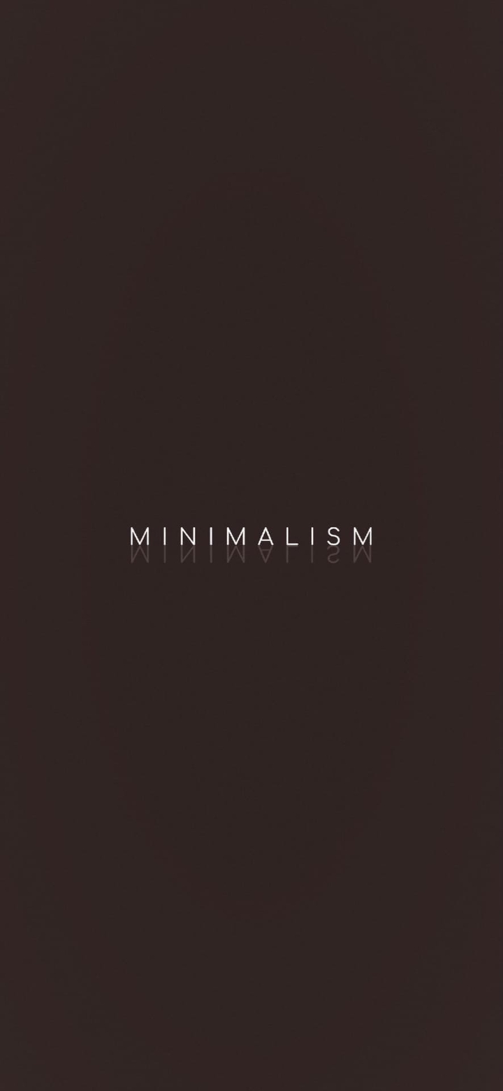 minimalism