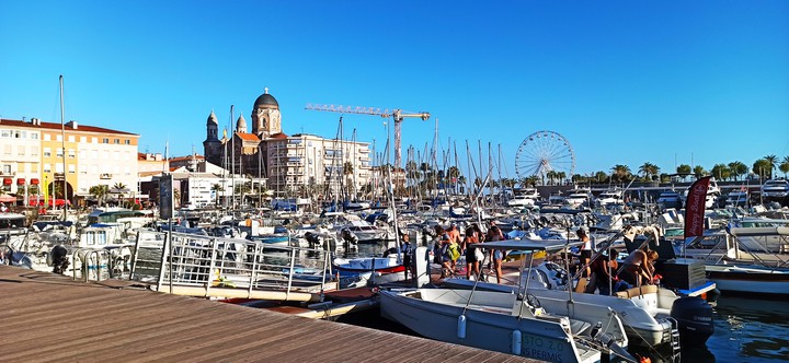 Port de St Raphaël - Fin de journée