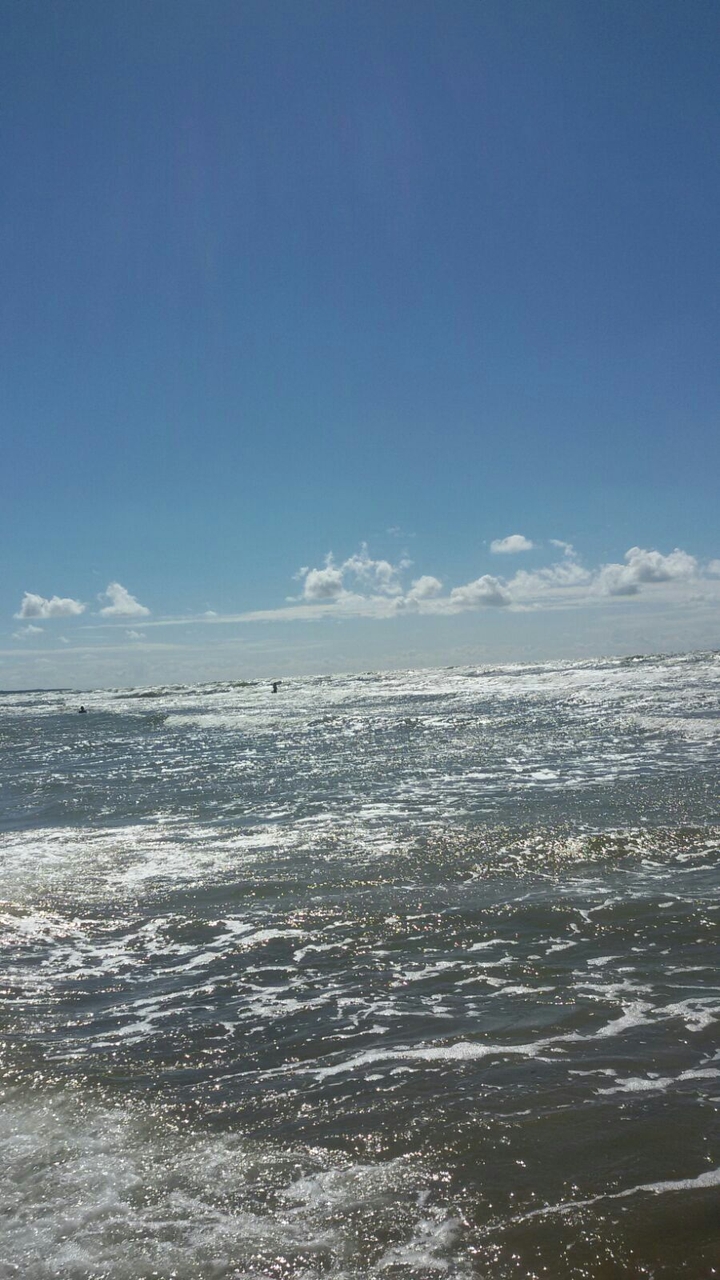In the sea