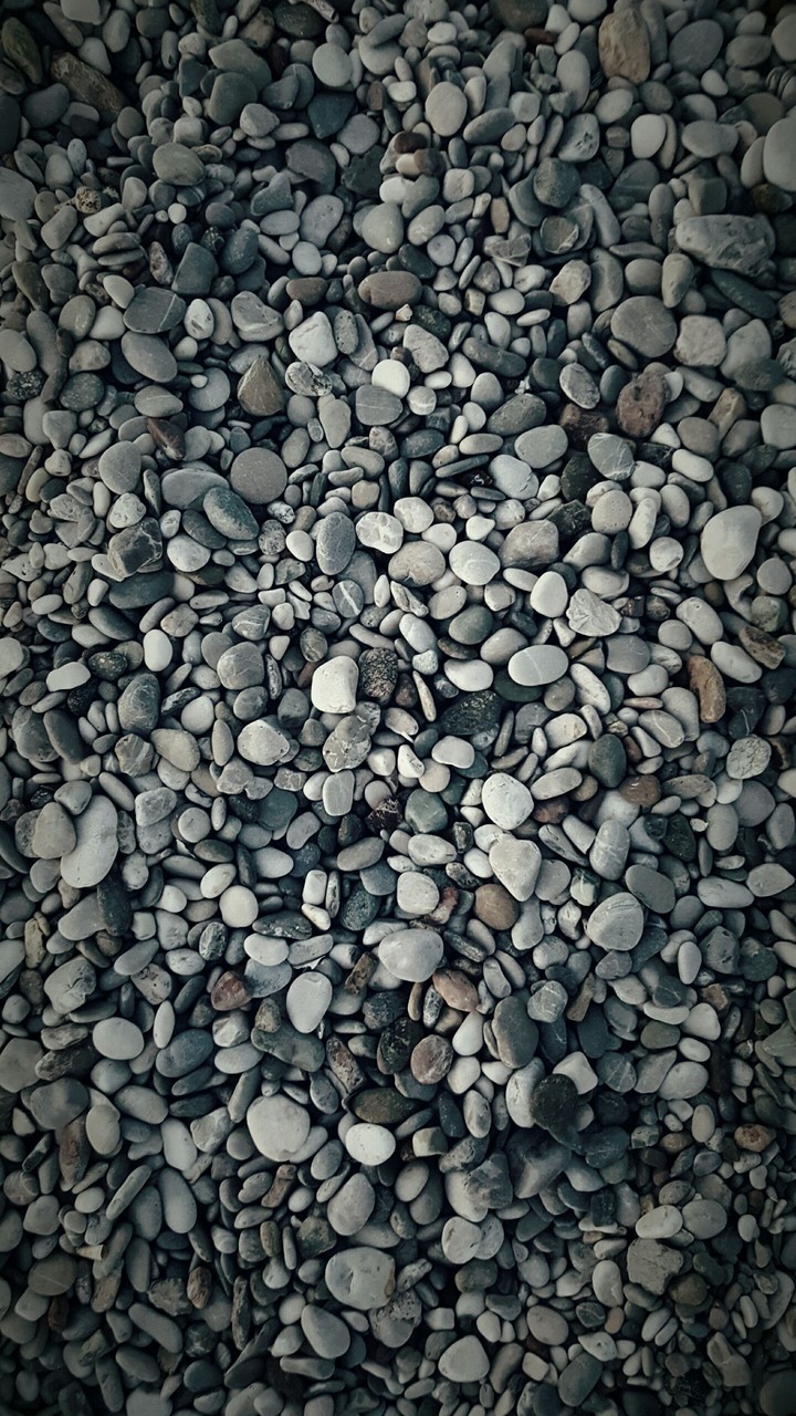 Gravels of beach