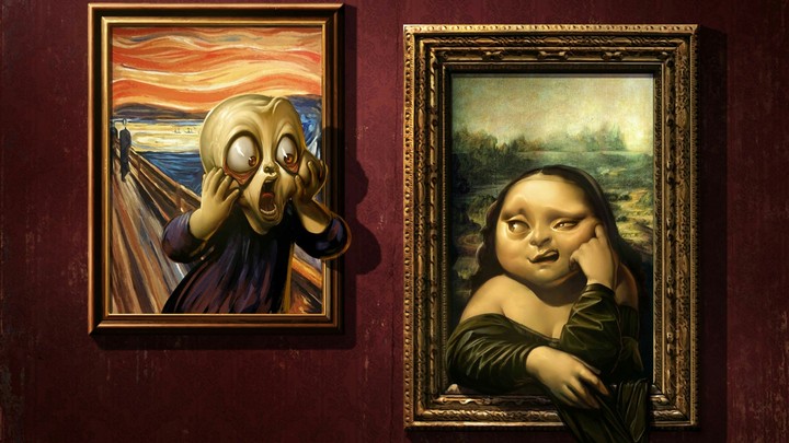 Modern art , Mona Liza