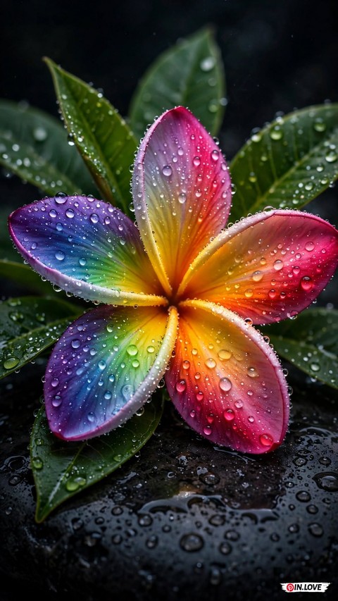 Rainbow Plumeria