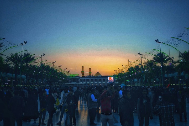 imam hussain - karbala - iraq -
sunset