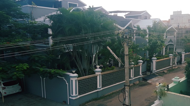 Quiet Street in Puducherry