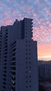 Atardecer desde mi balcón