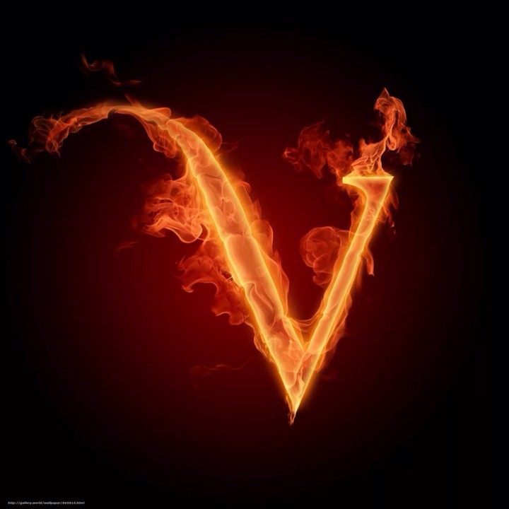 v