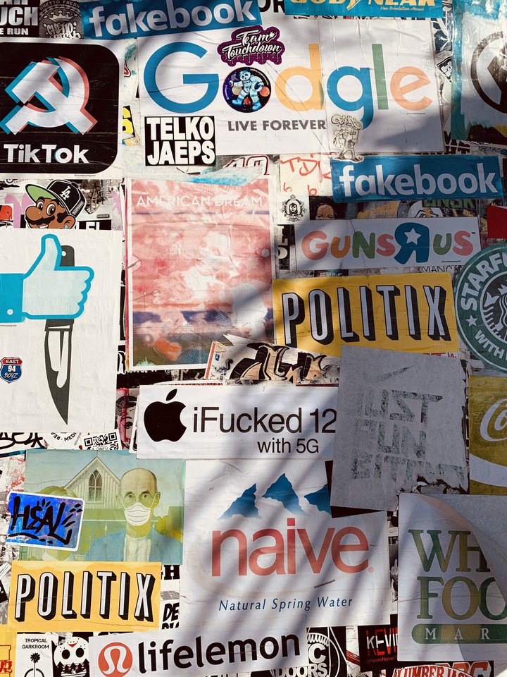 sticker wall