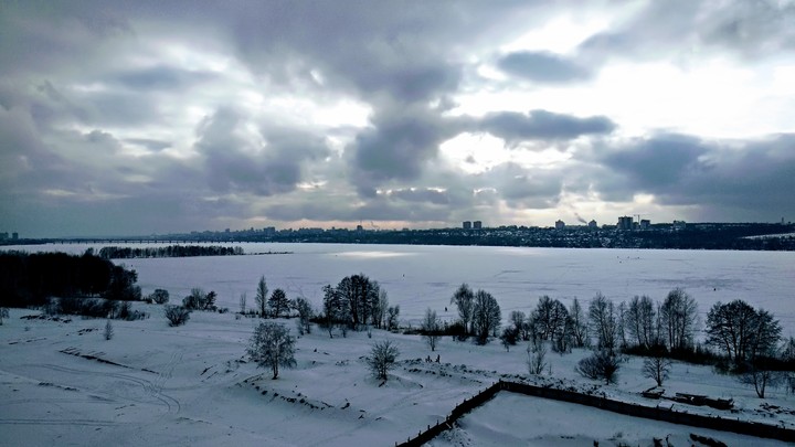 winter Russia, Voronezh
