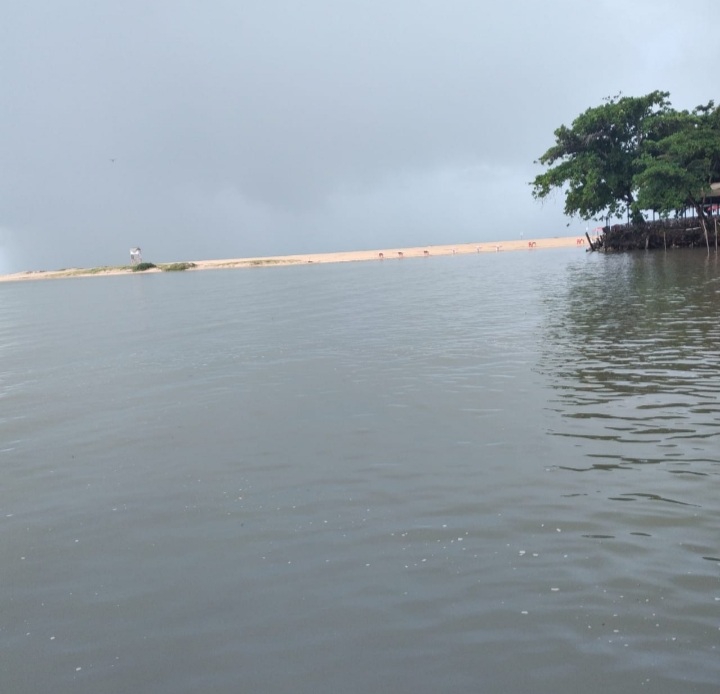 Encontro do rio com o mar - Paraiba