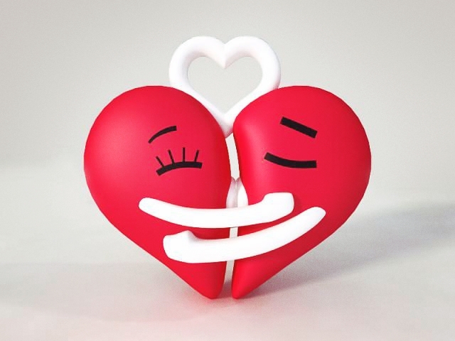 A sweet"heart hug