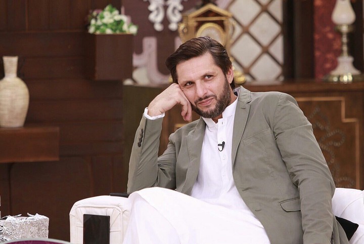 Pakistan's Cricketer Shahid Khan Afridi
