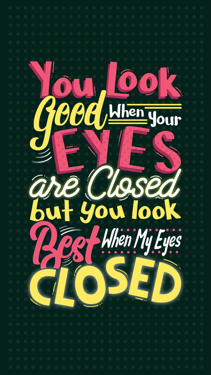 closed eyes