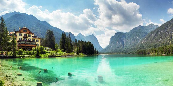 Val Pusteria, Dobbiaco, Trentino Alto Adige, Italia
