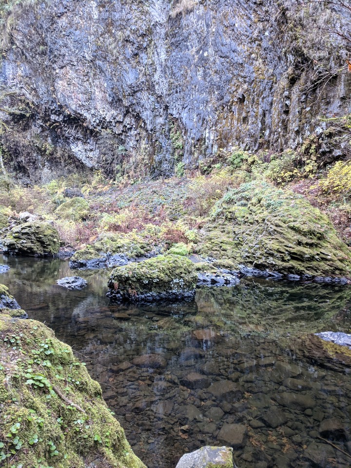 glassy water