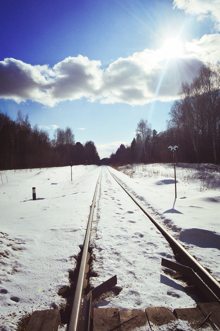 The railway route