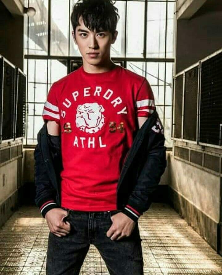 Xu Wei Zhou has chosen as a global ambassador of Super Dry