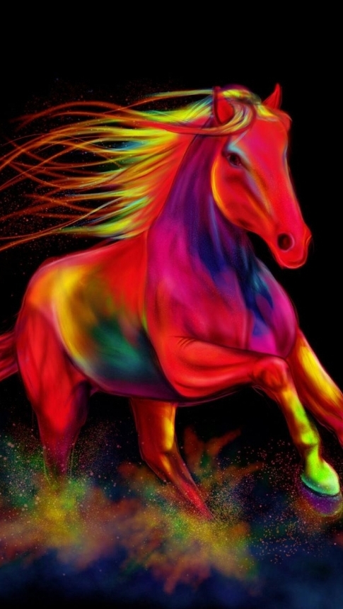 color horse