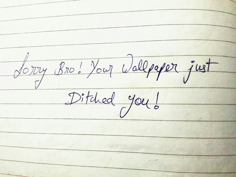 wallpaper breakup