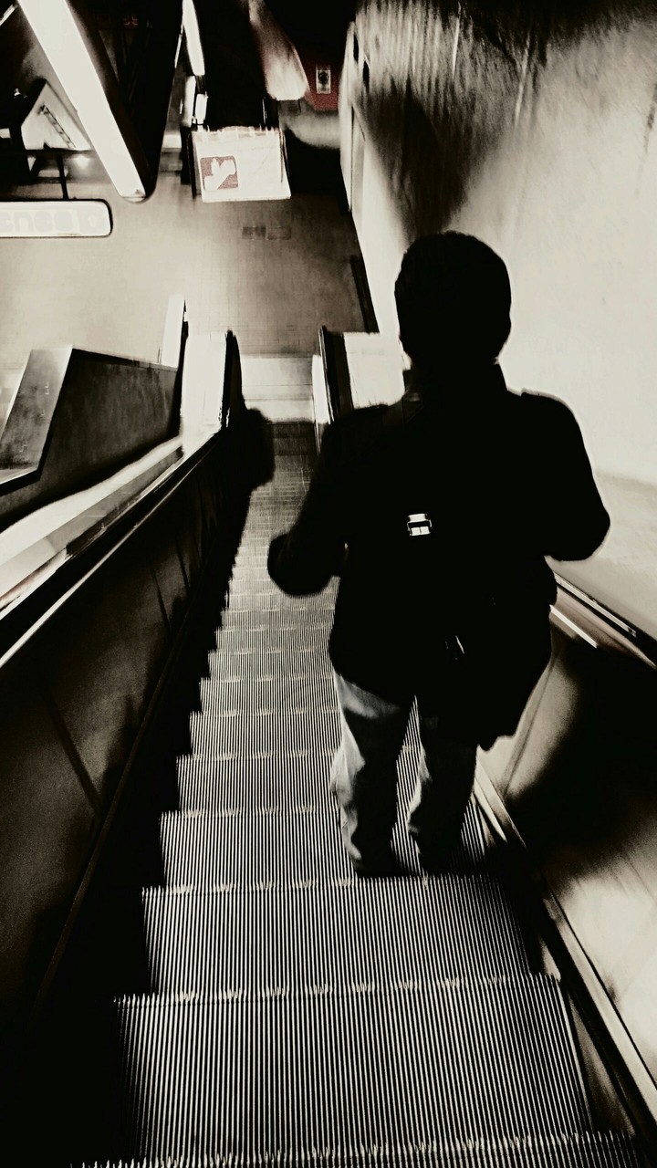 Night in the train.
