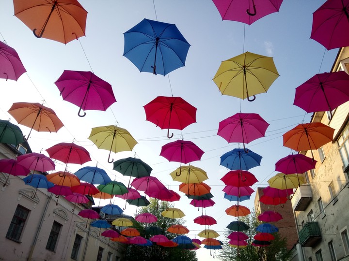 umbrellas