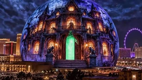 Dome, Landmark, Night