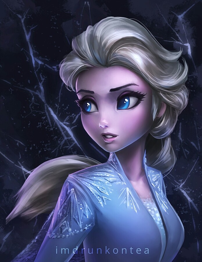 The Snow Queen Elsa  frozen 2