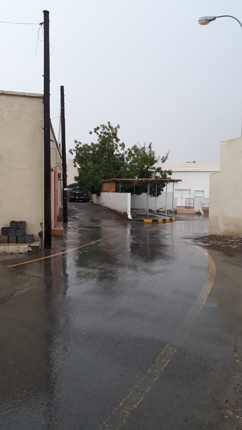 Raining