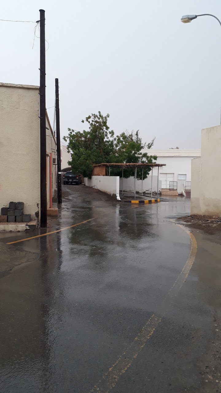 Raining