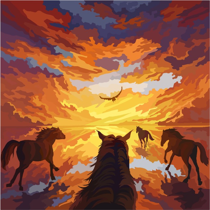 horses( Mustangs)