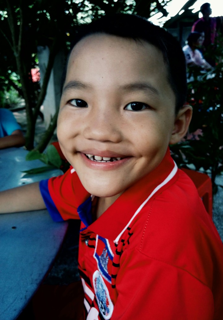 Happy smiles of children in Vietnam.