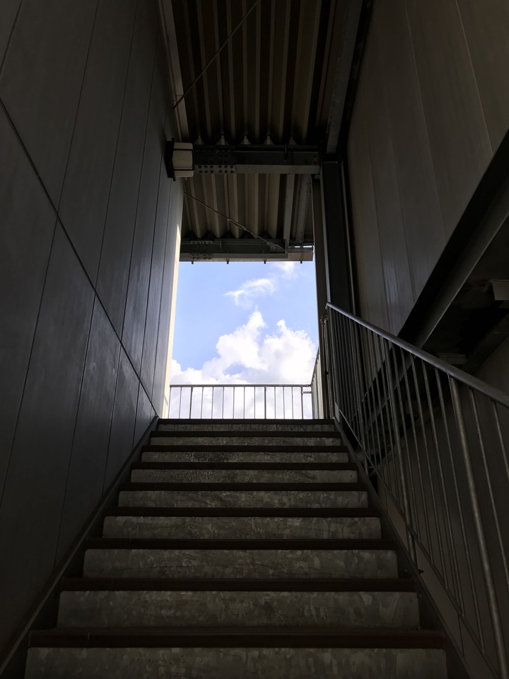steps and sky