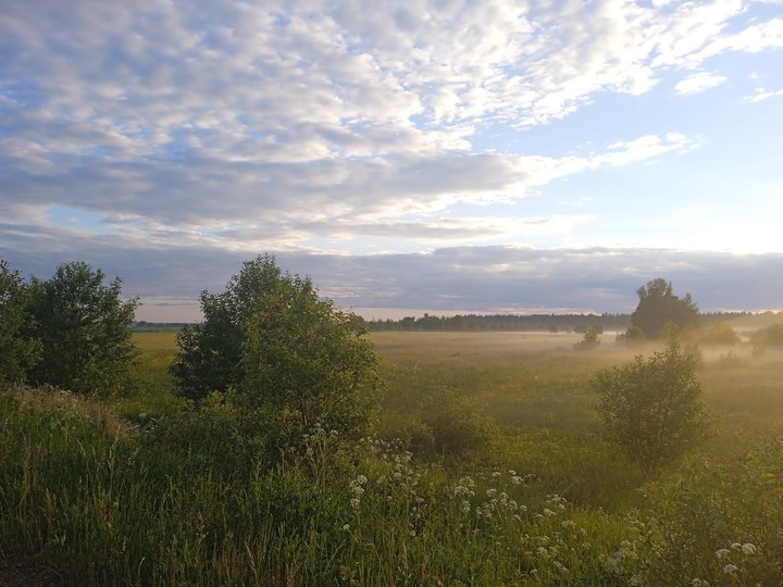 evening in the village
