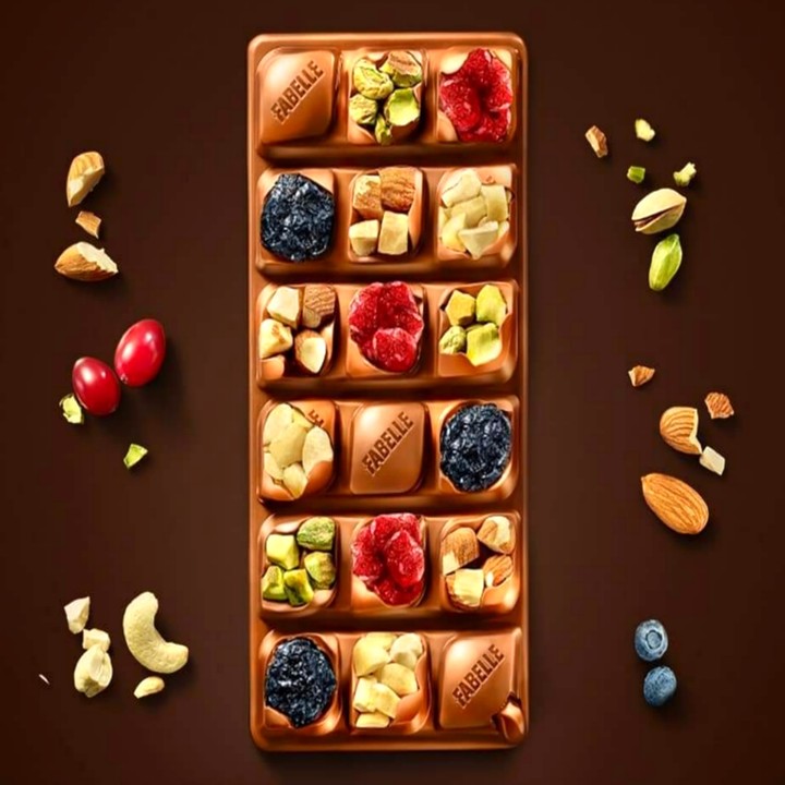 very delicious Chocolate fruit & Nuts ❣️❣️❣️❣️