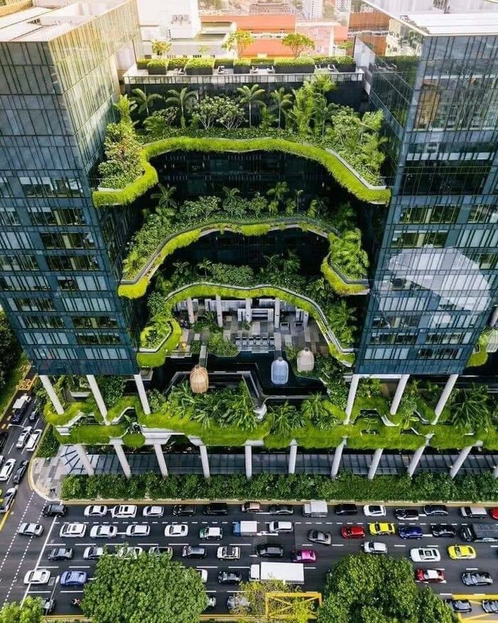 This eco building in Singapore
