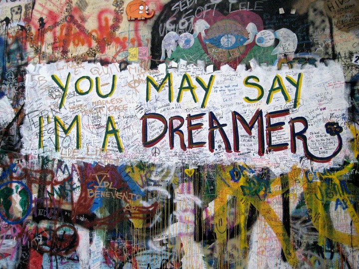 Wall of John Lennon@Praha