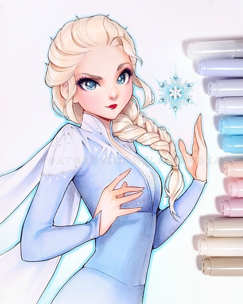 Determined Queen Elsa