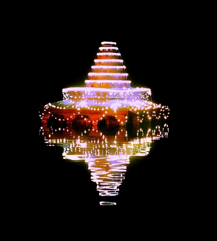 Temple in river