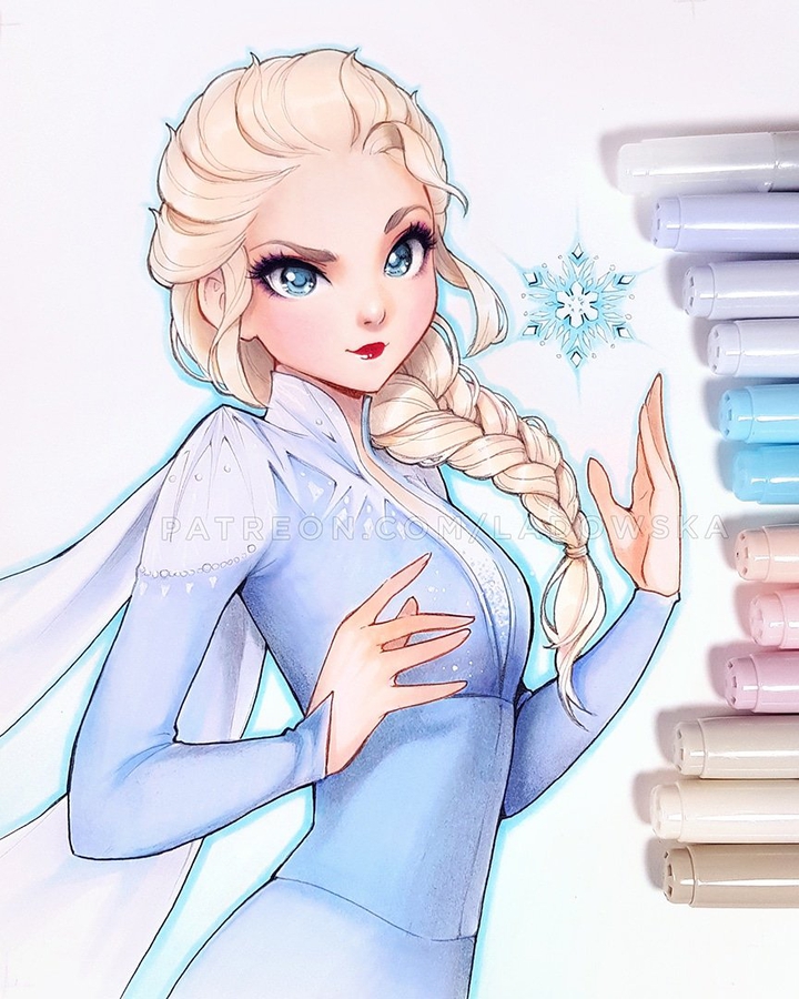 Determined Queen Elsa