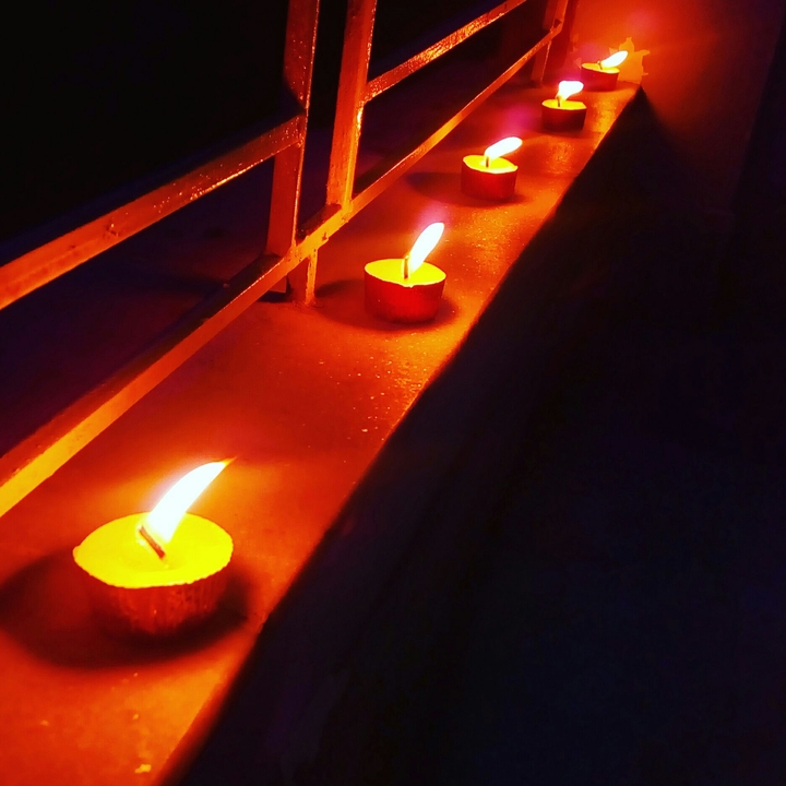 shining candle